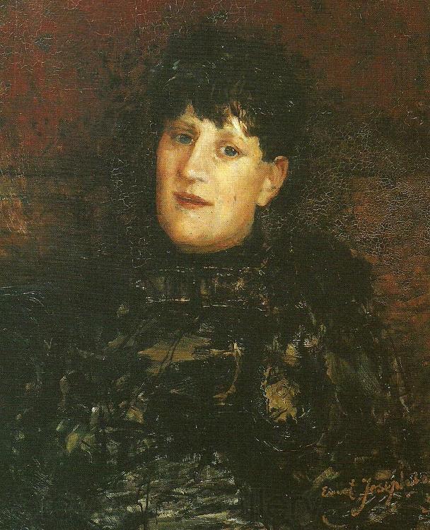 Ernst Josephson portrattan av olga gjorkegren-fahraeus. Norge oil painting art